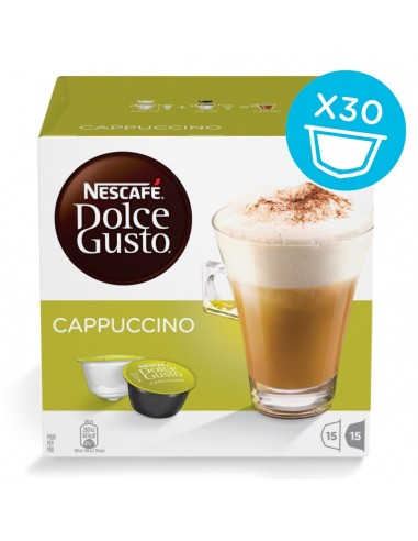 CAPSULE CAFFE': vendita online Nescafé Dolce Gusto Cappuccino Magnum Capsule caffè Tostatura scura 30 pz in offerta