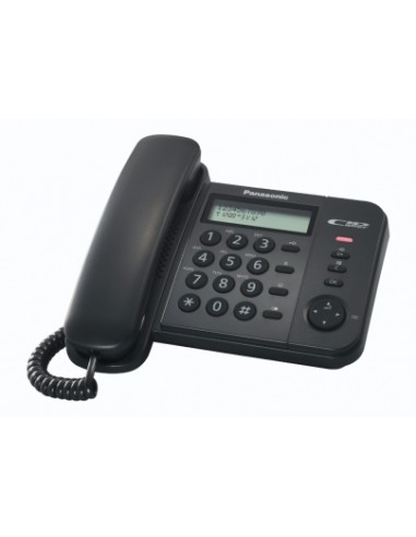 TELEFONI CON FILO: vendita online Panasonic KX-TS560EX1B telefono Telefono analogico Identificatore di chiamata Nero in offerta