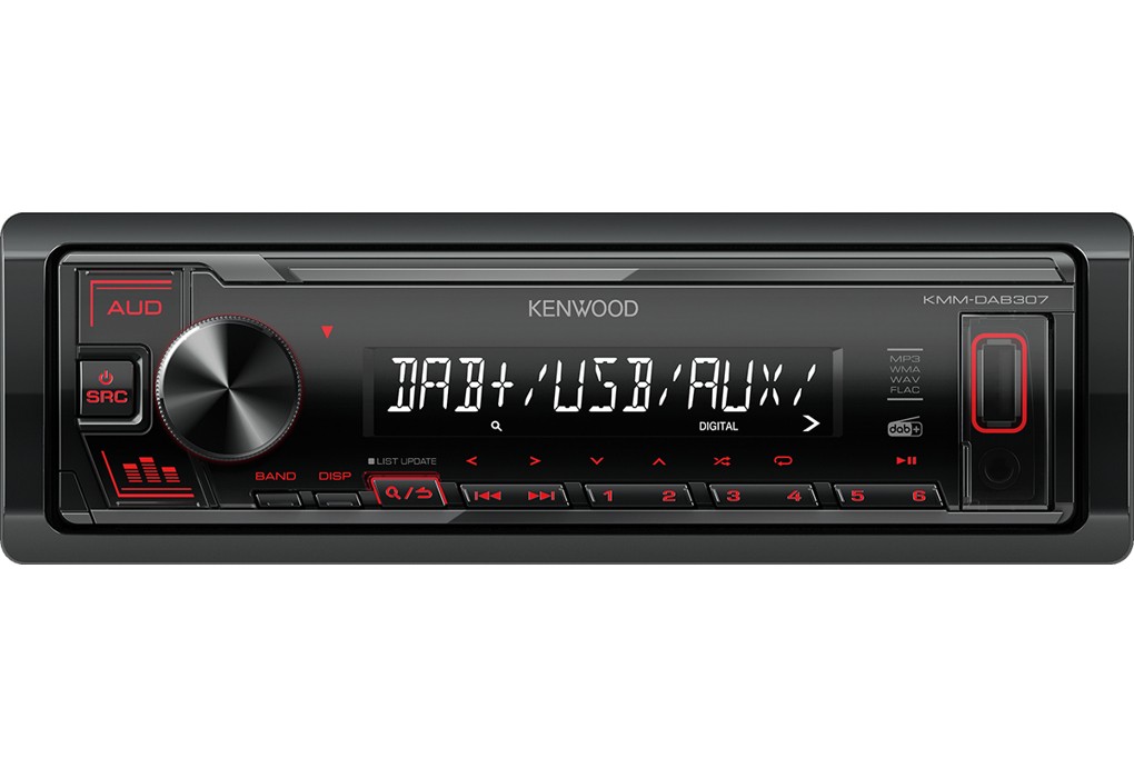 Kenwood KMM-DAB307 Ricevitore multimediale per auto Nero 200 W - Foto 1 di 1