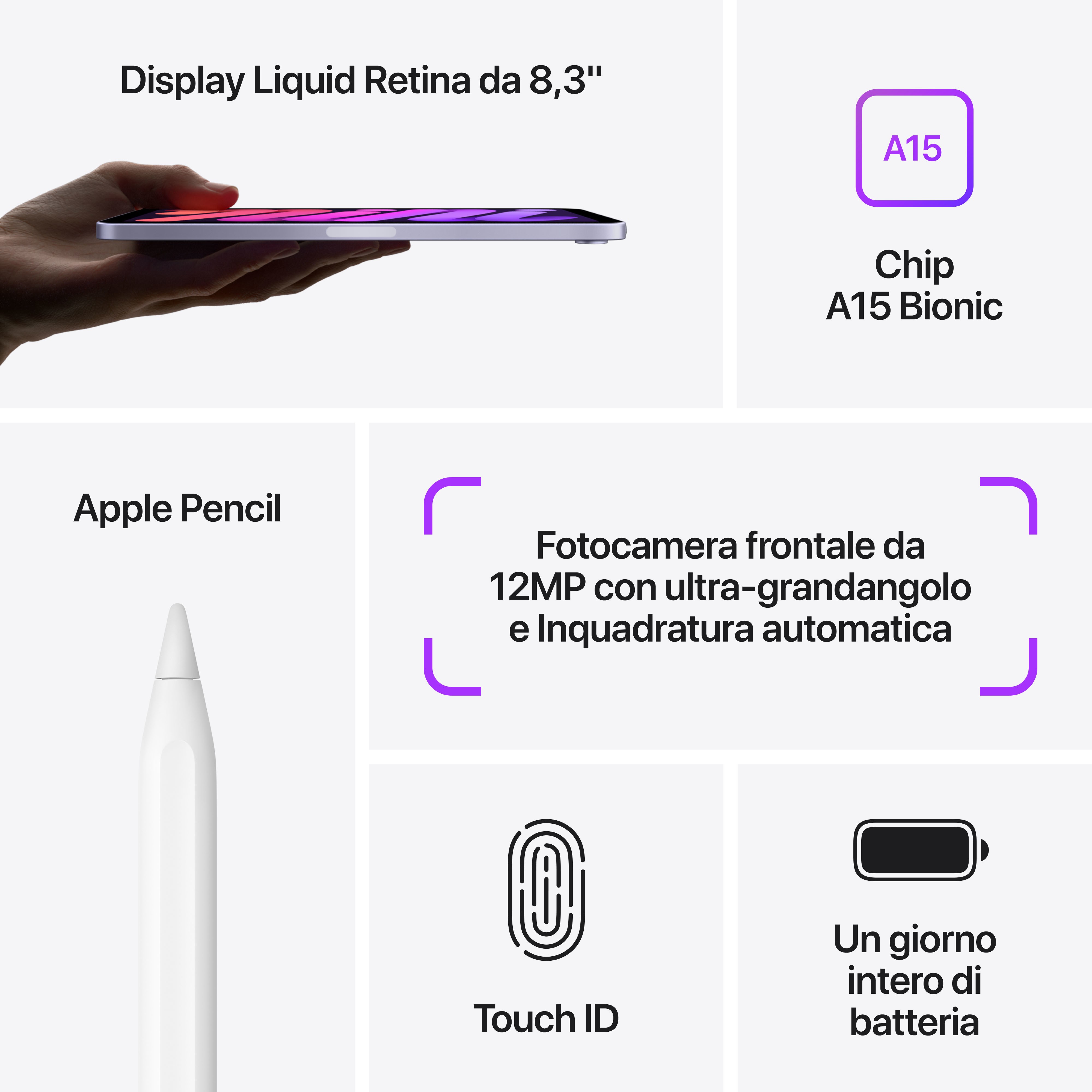 Apple iPad mini Wi-Fi 64GB - Purple in offerta su Overly