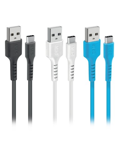 SBS TEKITUSBC3X1WBK cavo USB 1,2 m USB 2.0 USB C USB A Nero, Blu, B