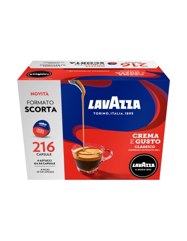 Lavazza A Modo Mio Crema e Gusto, 216 Capsule