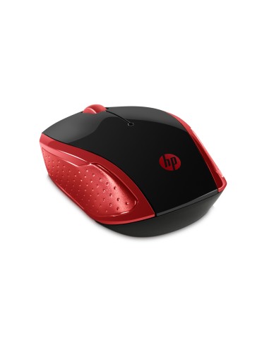 HP 200 MOUSE WIRELESS ROSSO