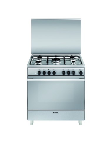 GLEM GAS U865MI6 CUCINA 80X60 INOX F.GIG.EL. CL.A