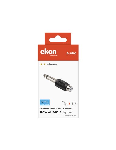 EKON 24508 ADATTATORE M/F JACK/RCA