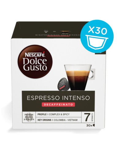 NESTLE NESC. DOLCEGUSTO MAGNUM PACK ESPRESSO INTENSO DECAFF. 30 CAPS.