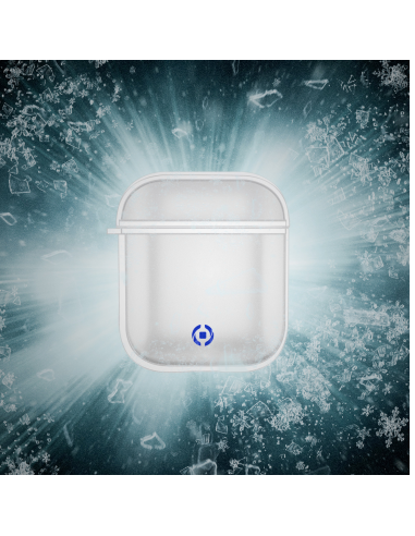 CELLY AIRCASEGLACWH APPLE AIRPODS COVER GLACIER BIANCO