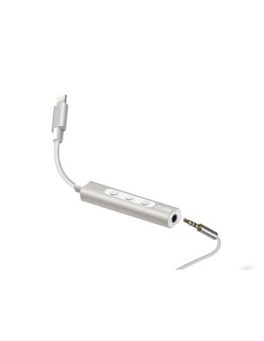 SBS TEADAPTIPJACK35W ADATTATORE APPLE LIGHTNING JACK 3,5 MM 1 MT BIANC