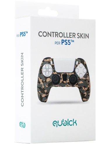 QUBICK PS5 COVER JOYPAD CAMO DESERT