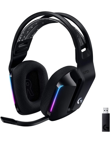 LOGITECH G733 BLACK LIGHTSPEED CUFFIA GAMING