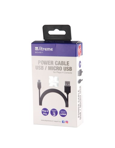 XTREME PS4 POWER CABLE USB 3 M