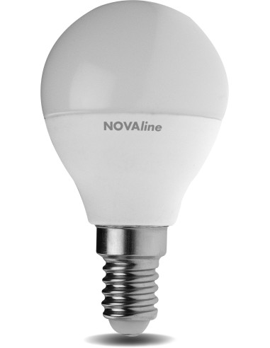 NOVALINE S40N LED E14 6W/40W 470LM 4000K SFERA