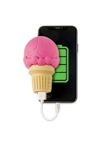 CELLY PBCREAM2600PK CONO GELATO POWERBANK 2600MAH