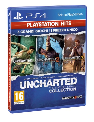 UNCHARTED COLLECTION PS4           PLAYSTATION HITS