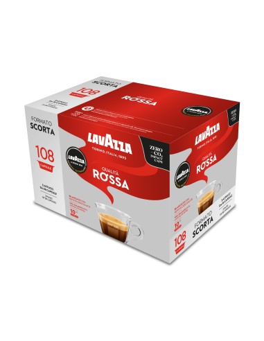 LAVAZZA 8237 QUALITA' ROSSA 108    CAPSULE