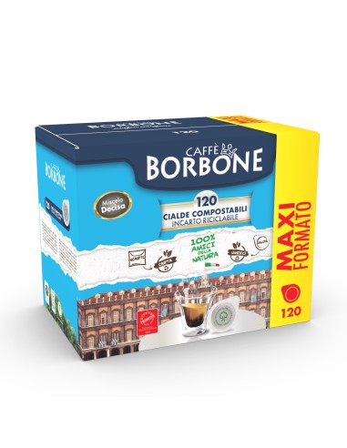 BORBONE DM44 DECISA CIALDA 120PZ   44BNERADECISA120PZ CAFFE'