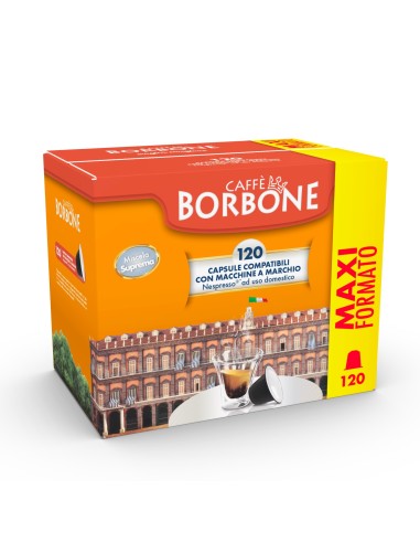 BORBONE COMP. NESPRESSO 120PZ SUPREMA (ORO) REBOROSUPREMA120PZ