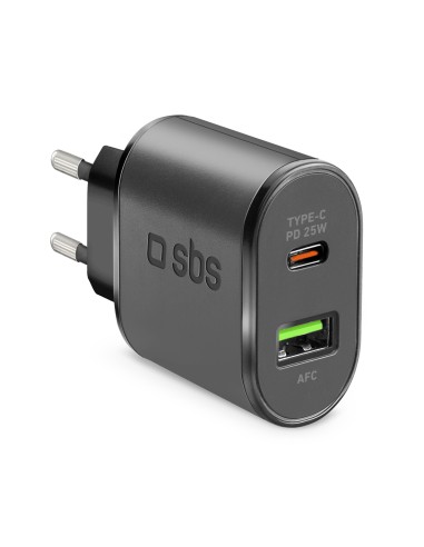 SBS TETRPD25W CARICAB.RETE 25W USB-C BIANCO