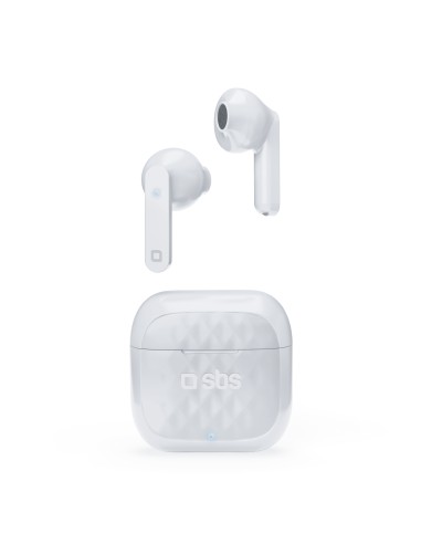 SBS TEEARAIRFREETWSBTW AURICOLARI TWS BASE 200MAH COMANDI TOUCH BIANCO