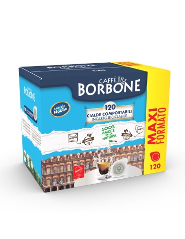 BORBONE CIALDA DM44 120PZ NOBILE   (BLU) 44BBLUNOBILE120PZ CAFFE'