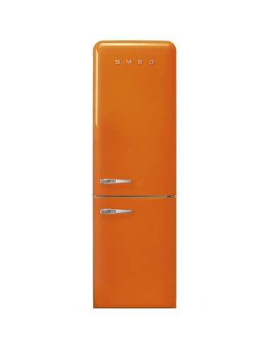 SMEG FAB32ROR5 FRIGO D ARANCIO ANNI 50 NF 60CM CERNIERE DX INVERTER