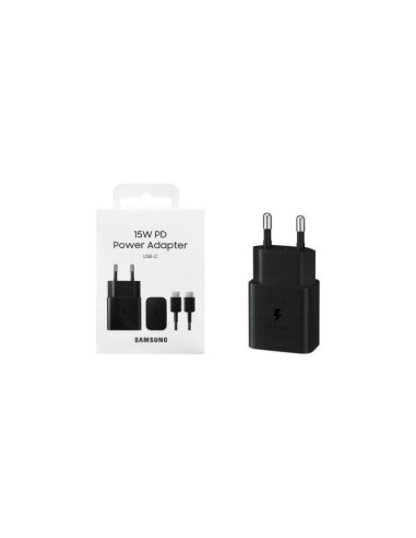 SAMSUNG EP-T1510XB USB-C 15W NERO CAVO USB-C/USB-C CARIC.RETE RAPIDO