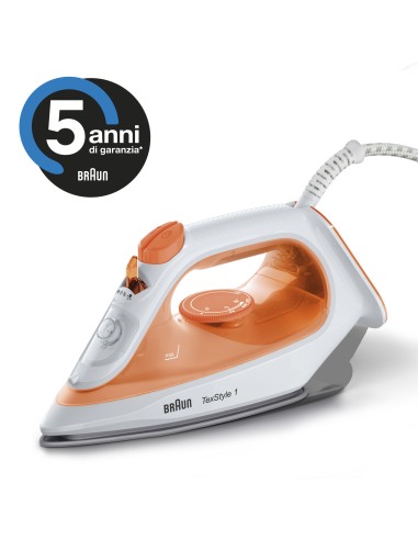 BRAUN SI1009OR FERRO A VAPORE 1900W BIANCO/ARANCIO 220ML