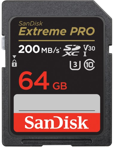 SANDISK S.DIGITAL EXTREME PRO 64GB 200MB/S-90MB/S