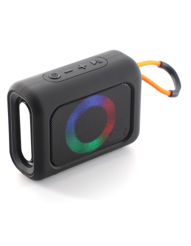 KARMA MERIDIANA NERO SPEAKER BLUETOOTH 5.0 MICROSD EFFETTI LUCE