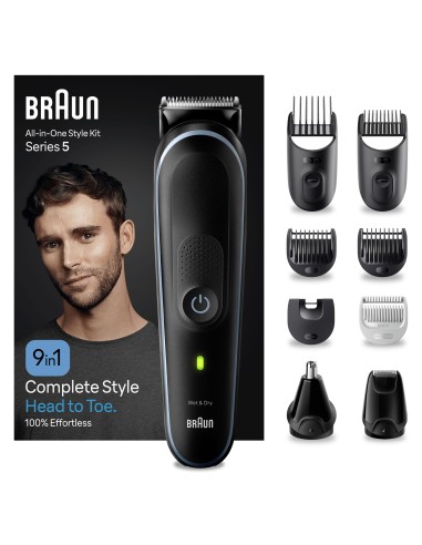 BRAUN MGK5411 MULTIGROOMING KIT    NERO