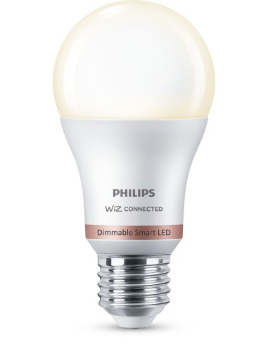 PHILIPS 372566 BIANCO 8W/60W E27 GOCCIA SMERIGLIATA DIMMER LAMP.CONN.