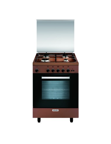 GLEMGAS A664GC CUCINA 60X60 MARRONE F.GAS CL.A