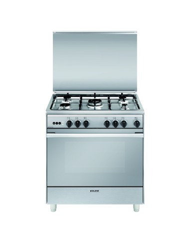 GLEMGAS U865VI CUCINA 80X60 INOX F.GIG.GAS VENT.