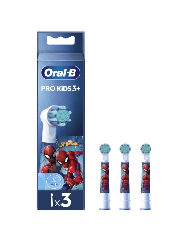 ORAL B PRO KIDS SPIDERMAN RICAMBIO 3PZ