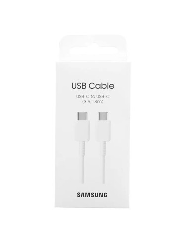 SAMSUNG EP-DX310JW CAVO USB-C/USB-C 3A 1,8M BIANCO