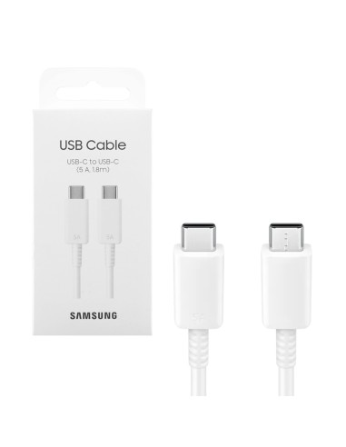 SAMSUNG EP-DX510JW CAVO USB-C/USB-C 5A 1,8M BIANCO