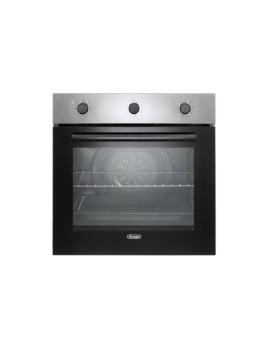 DE_LONGHI FLM6LX FORNO A 60CM 65LT 8F INOX PORTA NERA VENTILATO CONTAM