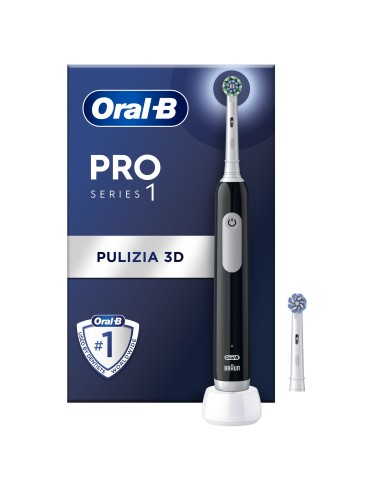 ORAL B POWER PRO1 CRS BK+1REF      RIMOTORE DI PLACCA