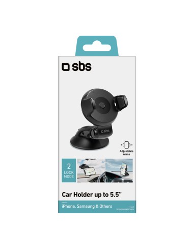 SBS TESUPUNIONETOUCH SUPPORTO AUTO VENTOSA/PULSANT