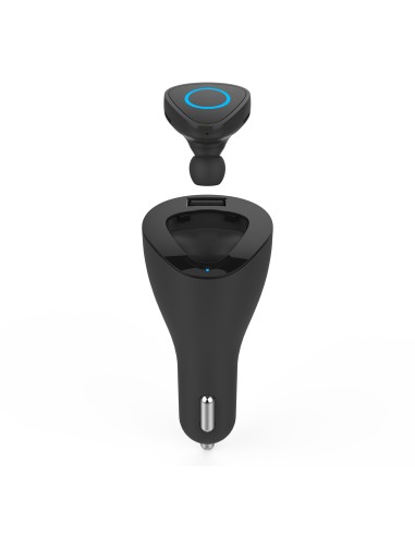 CELLY BHDUOBK AURICOLARE BT CAR CHARGER NERO