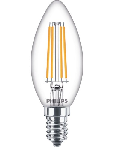 PHILIPS 762193 LED E14 6,5W/60W 2700K 806LM CANDELA FILAMENTO