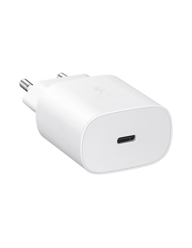 SAMSUNG EP-TA800NW USB-C 25W BIANCO CARICAB.RETE RAPIDO