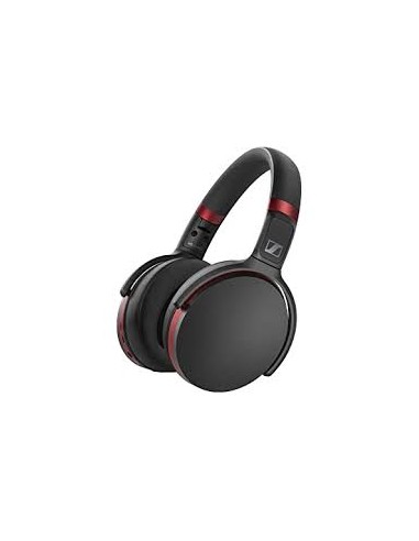 SENNHEISER HD458BT CUFFIA BLUETOOTH 5.0 ANC NERO/ROSSO