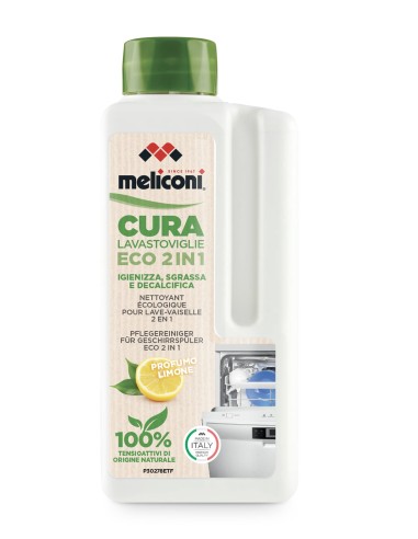 MELICONI CURA LAVASTOVIGLIE LIQUIDO ECO 2IN1 IGIENIZZA/PROFUMA/DECALC.