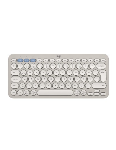 LOGITECH K380S BIANCO PEBBLE 2 TASTIERA BLUETOOTH MULTI DEVICE