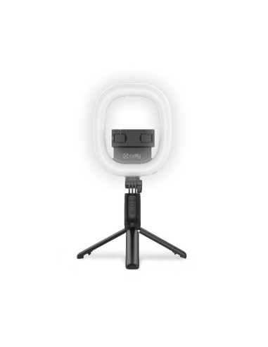 CELLY CLICKRINGBTBK RING LIGHT 6 TRIPOD BLUETOOTH