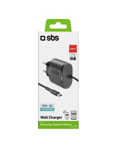 SBS TETRTC3AUL CARICAB.RETE USB    CAVO TYPE-C 1M 3,1A