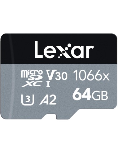 LEXAR MICROSD 64GB 1066X ACTION CAM L/S 160MB/70MB UHS-I C10 V30