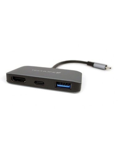 TECHLIFE TLIT0007 ADATTATORE USB-C/HDMI 3IN1