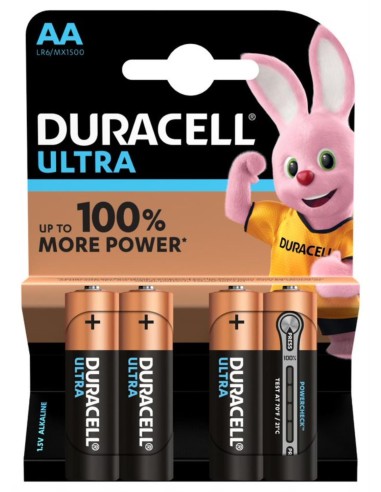 DURACELL ULTRA POWER AA X4 STILO PILE